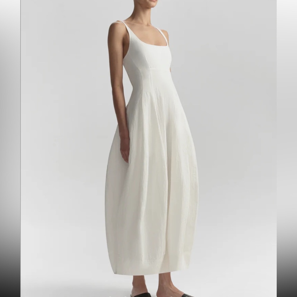 ALC White Maxi Dress with Scoop Neck NWOT - Picture 3 of 7